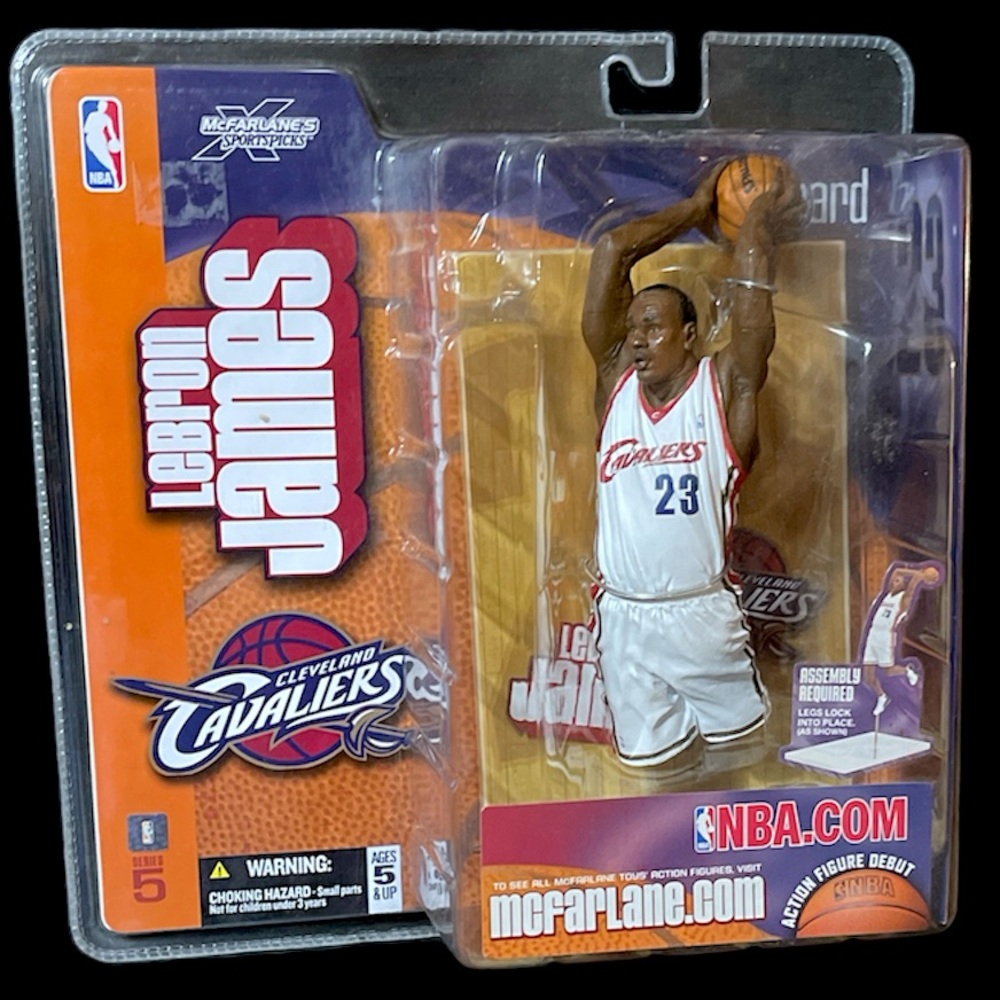 2003 McFarlane NBA Series 5 LEBRON JAMES Cleveland Cavaliers Rookie Figure